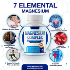 Magnesium Complex Supplement 8 Elemental 1000mg - 90 Capsules